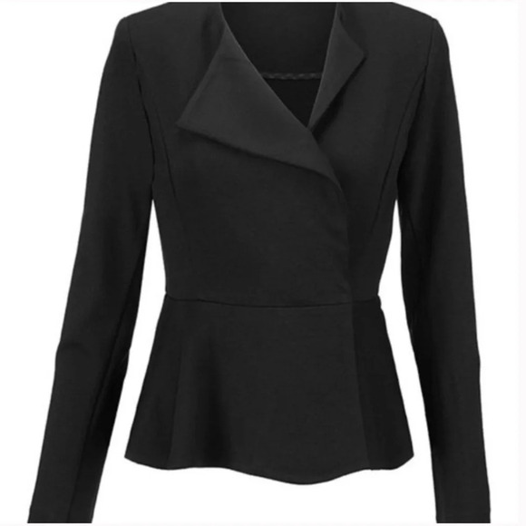 CAbi Agency‎ Black Jacket / Blazer Style #3549 Size 6 - Picture 1 of 9